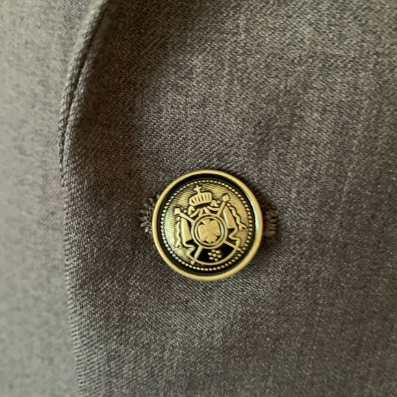 Haggar Grey 2 Button Sport Coat Blazer, Size 40S - Picture 4 of 11